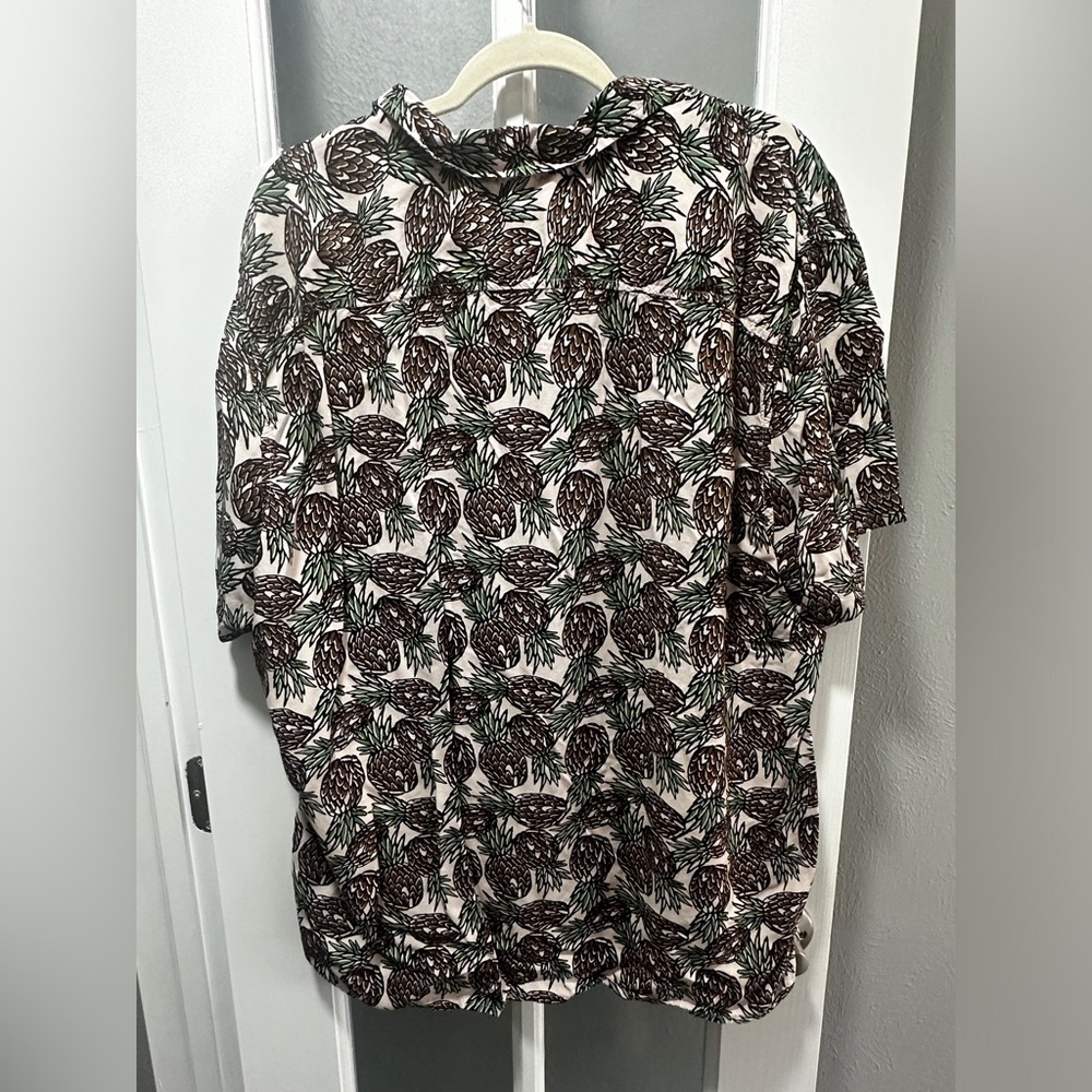 Goodfellow and Co Pineapple Hawaiian Shirt - Picture 6 of 6